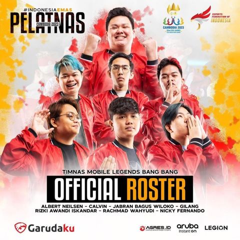 Resmi, Ini Roster MLBB Pria untuk SEA Games 2023 Kamboja!